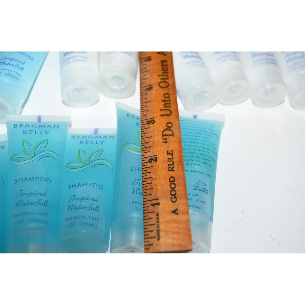 Bergman Kelly Tropical Waterfall 1oz Shampoo Contioner Body Wash Bath Soap 24pc